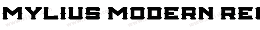 Mylius Modern Regula字体转换